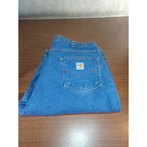 Carhartt FR Jeans Mens 40x36 Flame Resistant Pants HRC3 Relaxed FRB 160 DNM A1+ - Picture 1 of 8